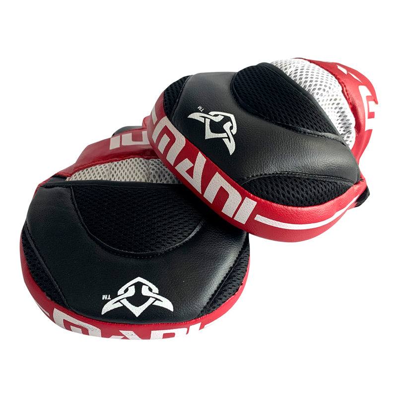 RED & BLACK CURVED KIDS FOCUS MITTS