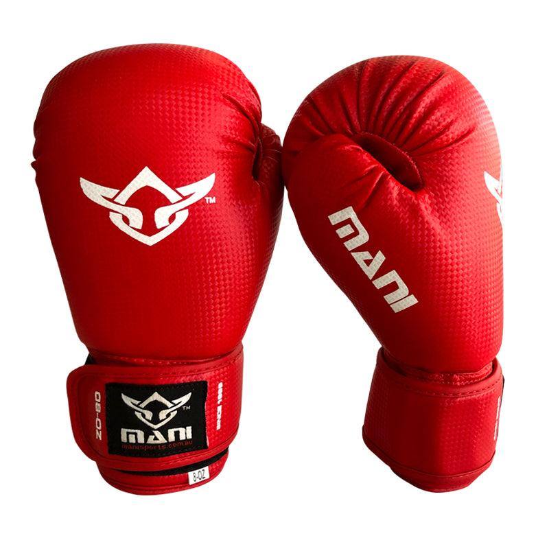 TEEN TRAINING BOXING GLOVES - RED