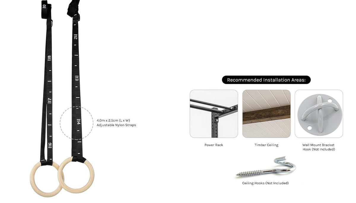 4.0m Adjustable Nylon Straps