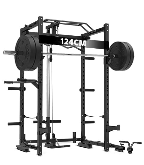 Compatible with Standard & Olympic Barbells or Weight Plates
