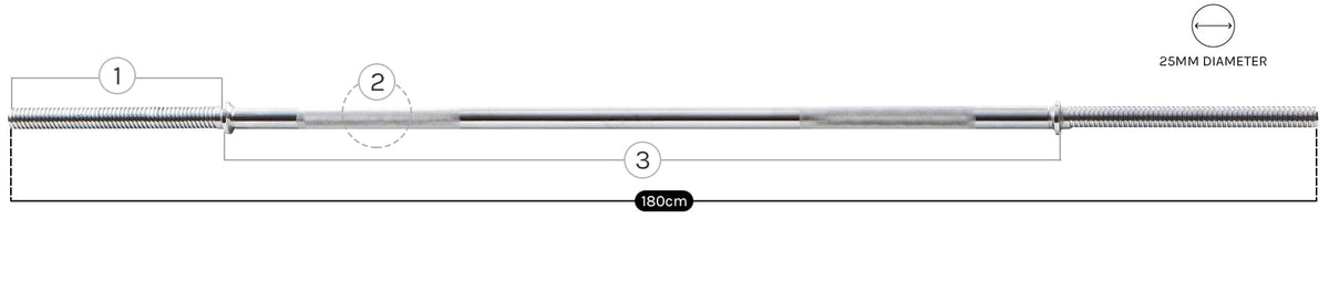 180cm Barbell