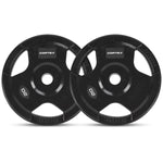 CORTEX 90kg Tri-Grip V2 50mm Olympic Dumbbell Set