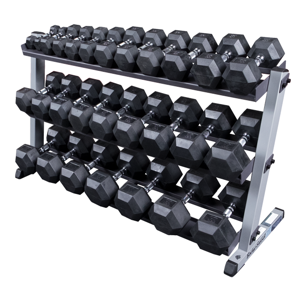 Body Solid GDR60 3 Tier Wide Dumbbell Rack