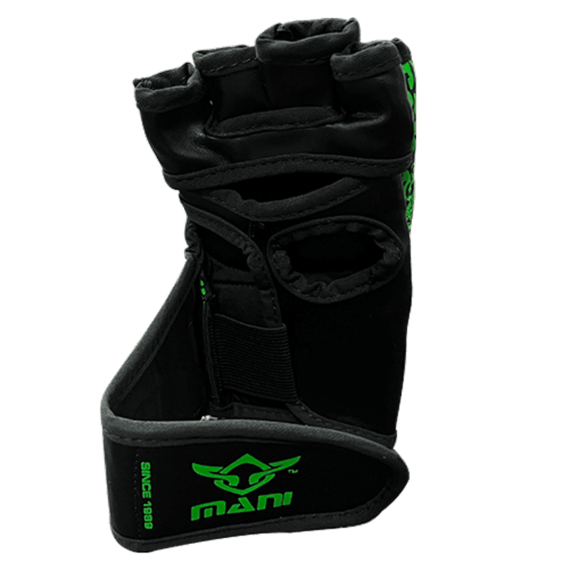 FULLY PADDED KIDS MMA GLOVES - GREEN