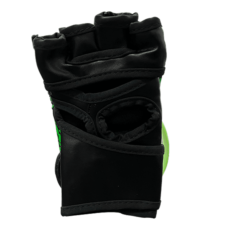 FULLY PADDED KIDS MMA GLOVES - GREEN