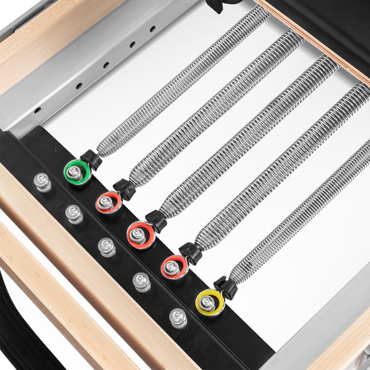 Lifespan Fitness Contour Folding Wood Pilates Reformer Set