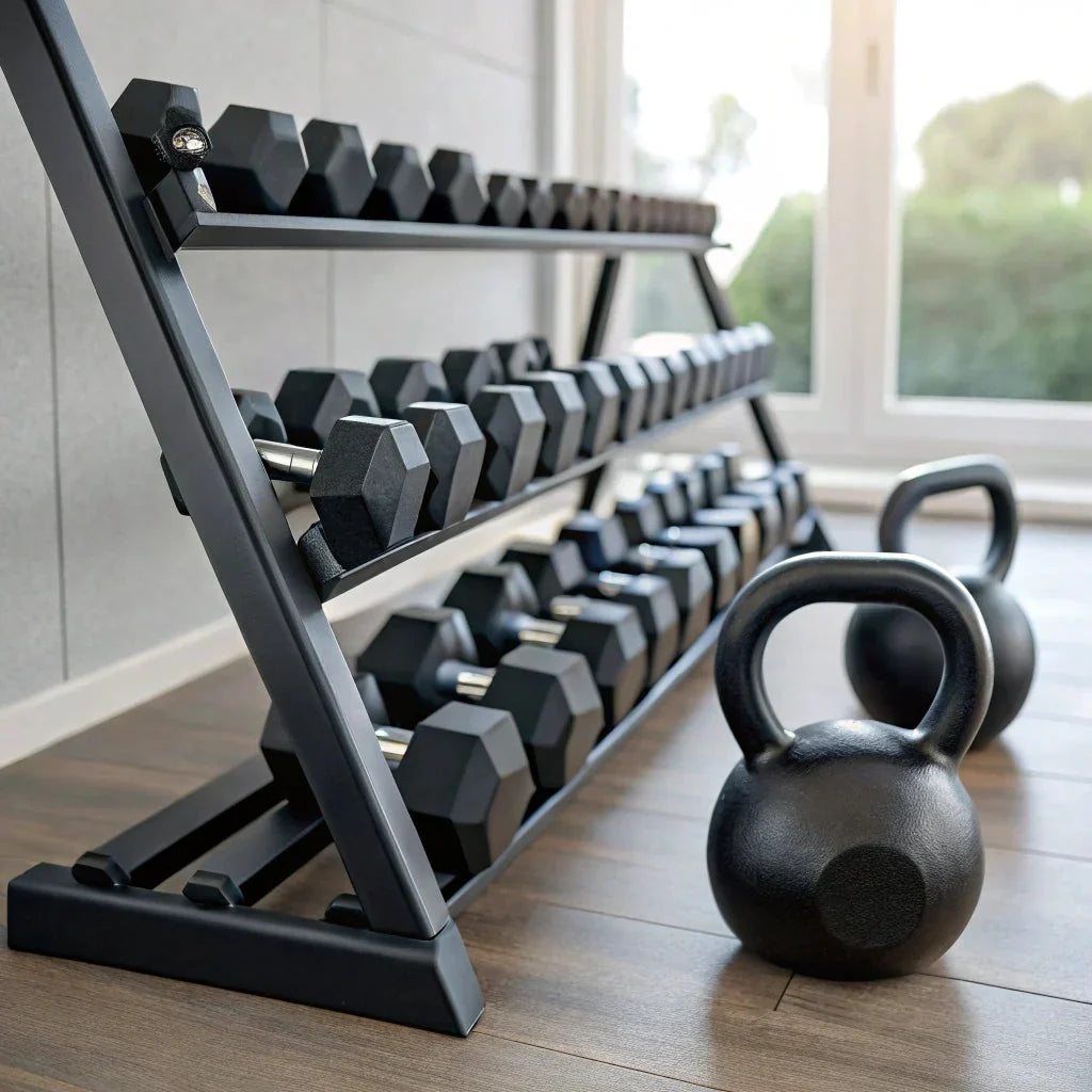 Dumbbells and Kettlebells