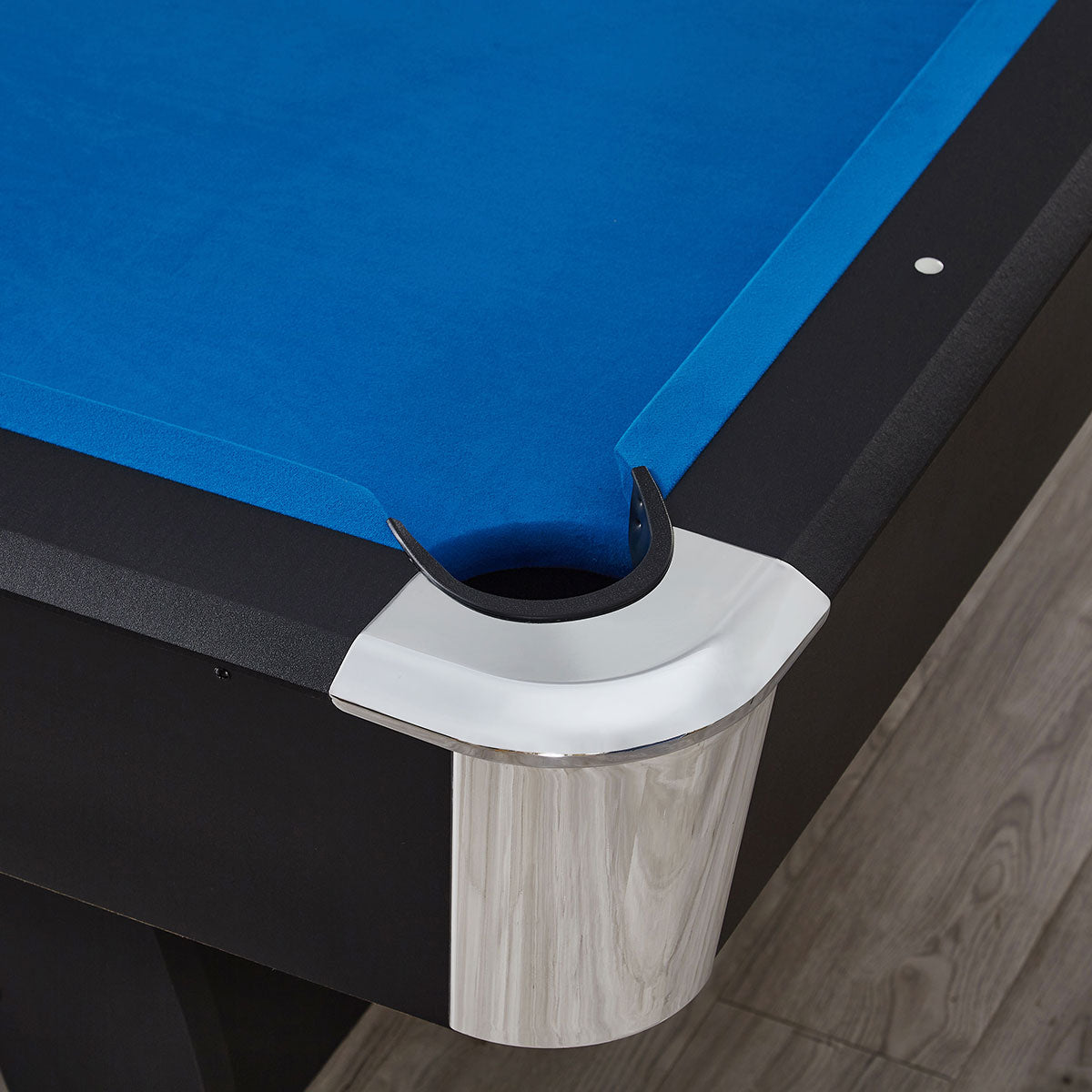 ActiveGo BreakShot 8ft High Speed Velvet Cloth Pool and Billiards Table with Ball Return, Solid Legs, and Pool Cues, Balls and Accessories Included