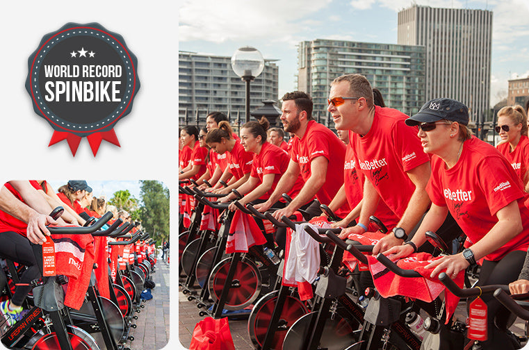 Our spin bikes have been tested and proven in the  The World’s Largest Spin Class