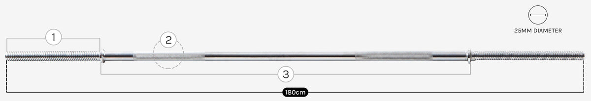 180cm Barbell