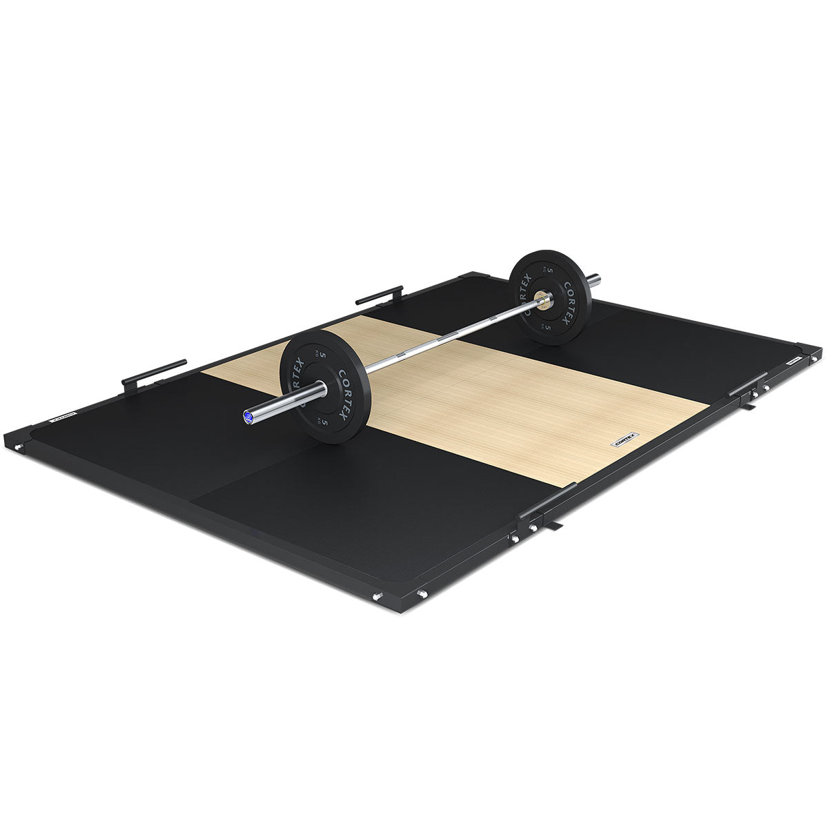 CORTEX 50mm Weightlifting Platform V2 with Dual Density Mats Framed Se