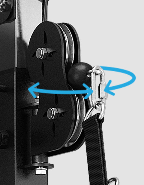 Pivoting Pulleys