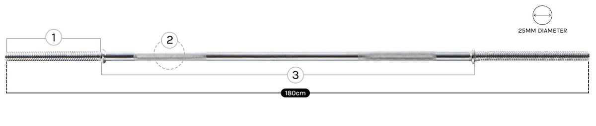 180cm Barbell