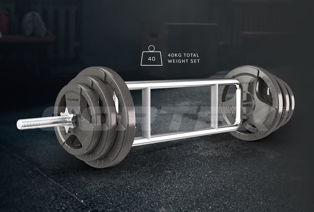 40kg Tri-Bar Weight Set