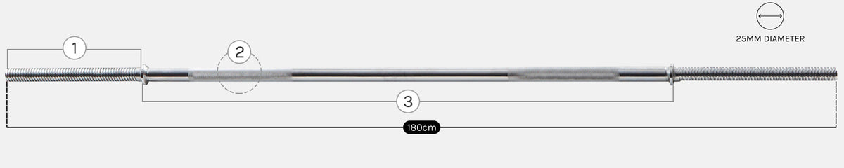 180cm Barbell