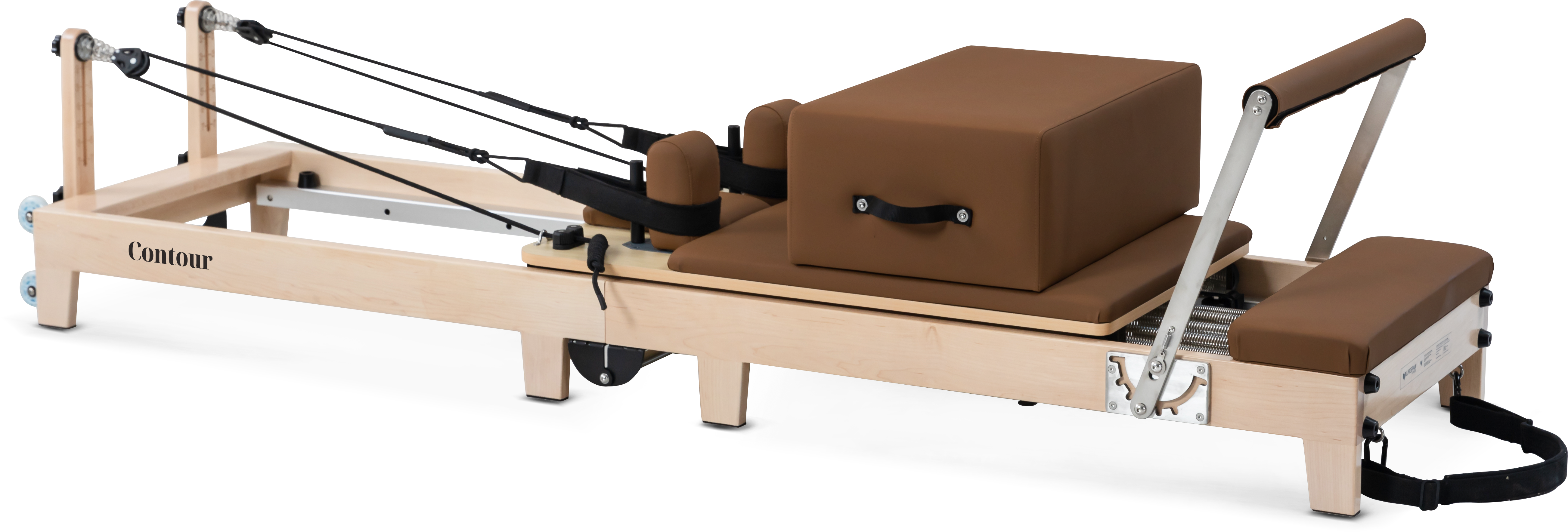 Lifespan Fitness Contour Folding Wood Pilates Reformer (Espresso)
