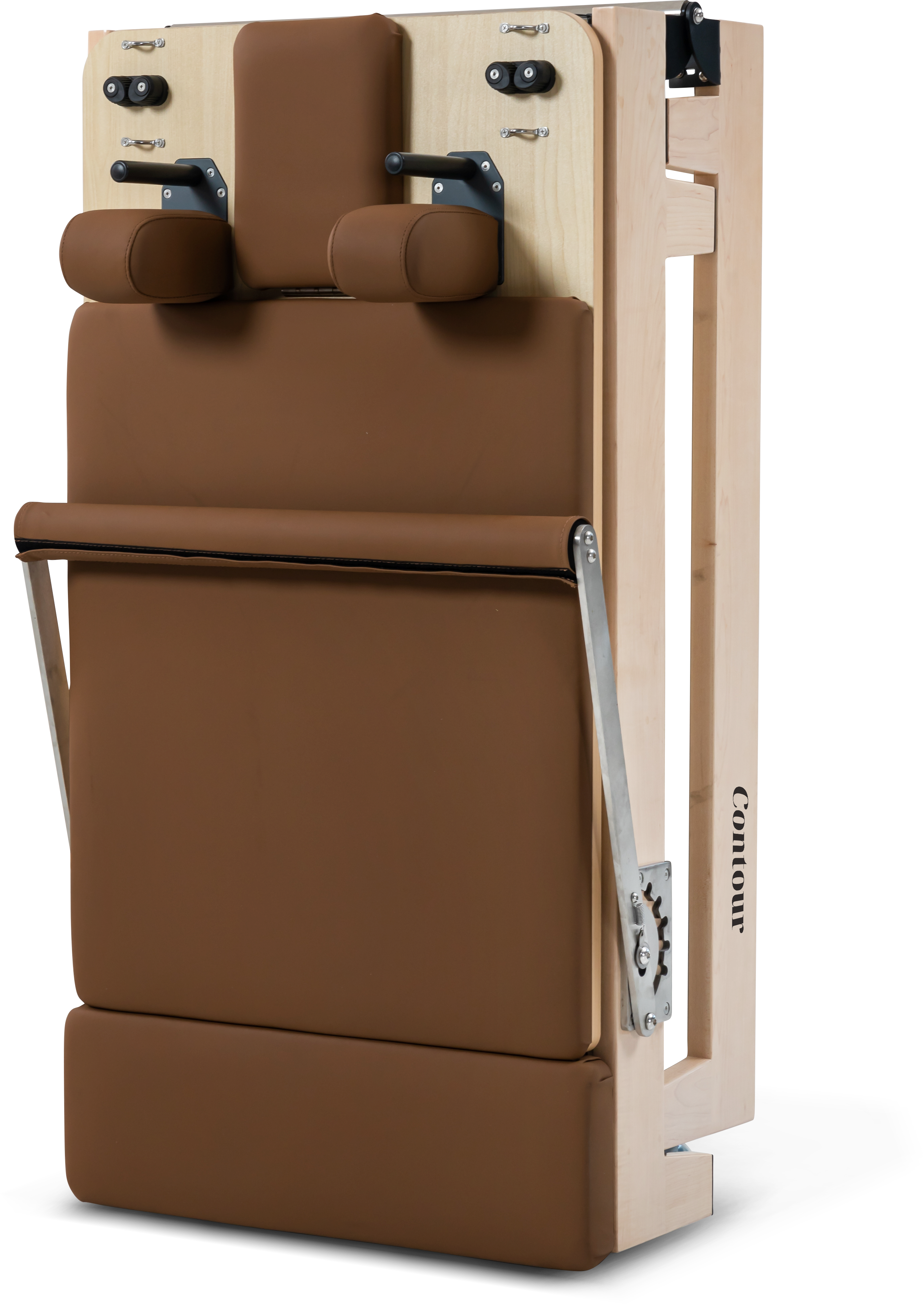 Lifespan Fitness Contour Folding Wood Pilates Reformer (Espresso)