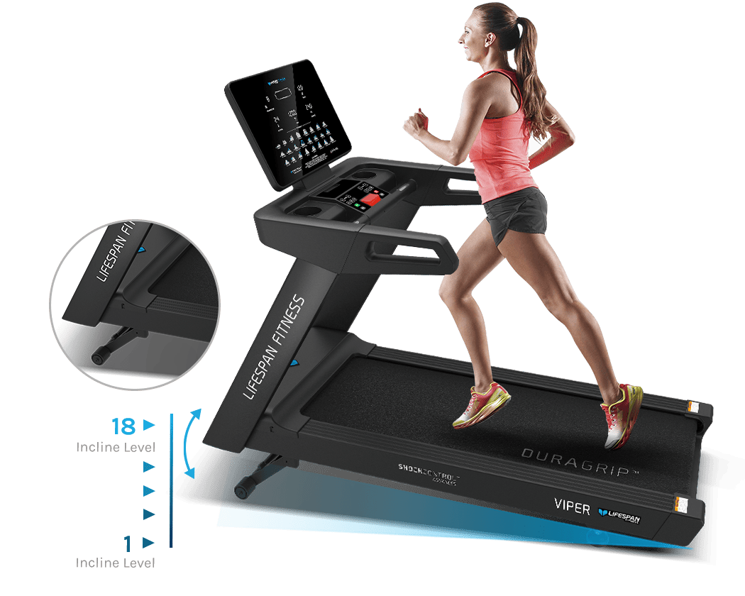 18 Levels of Automatic Incline