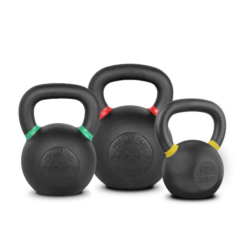 Classic Black Cast Iron Kettlebells