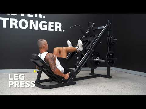 CORTEX LP-10 45 Degree Leg Press & Hack Squat + 100kg Olympic Tri-Grip Plate Package
