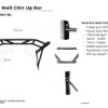 Wall Mounted Chin Up Bar