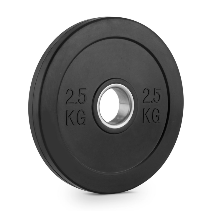 2.5kg Black Olympic Bumper Plate