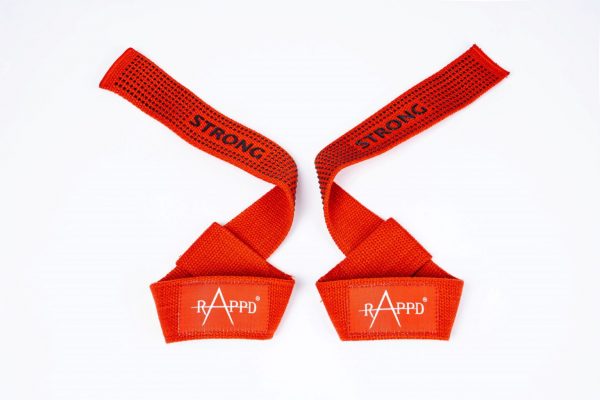 RAPPD Strong Single Loop Lifting Straps – Red