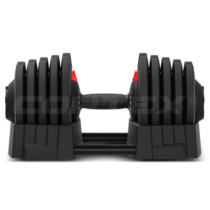 Cortex Revolock V2 80kg Adjustable Dumbbell & Barbell All-in-One Set (40kg Pair) - Image 5