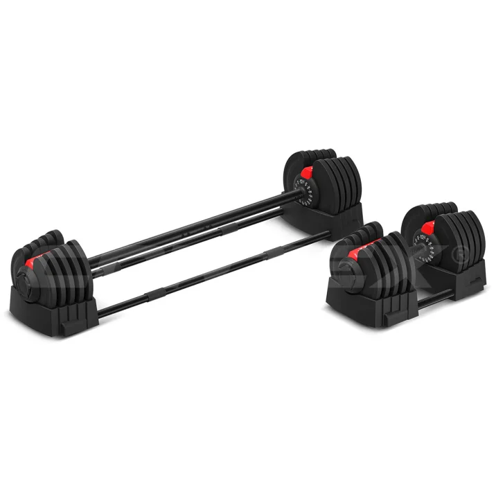 Cortex Revolock V2 80kg Adjustable Dumbbell & Barbell All-in-One Set (40kg Pair) - Image 8