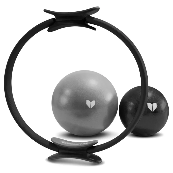 38cm Pilates Ring + 15cm Small & 22cm Medium Pilates Ball - Image 2